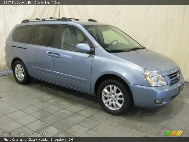 Glacier Blue / Gray 2007 Kia Sedona EX