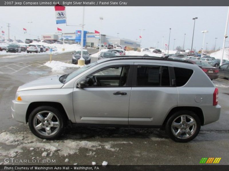 Bright Silver Metallic / Pastel Slate Gray 2007 Jeep Compass Limited 4x4