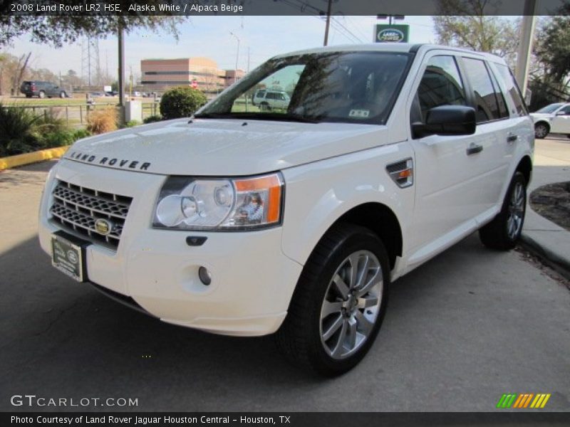 Alaska White / Alpaca Beige 2008 Land Rover LR2 HSE