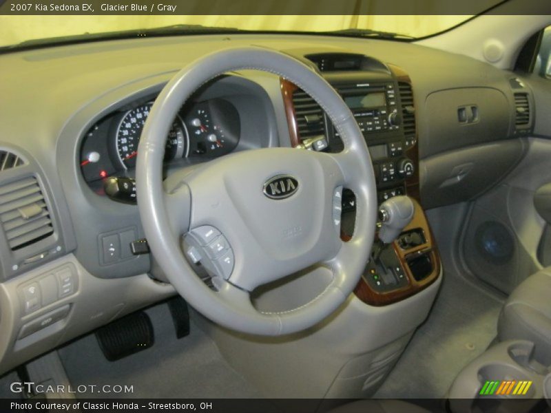 Glacier Blue / Gray 2007 Kia Sedona EX