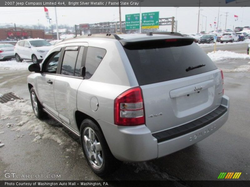 Bright Silver Metallic / Pastel Slate Gray 2007 Jeep Compass Limited 4x4