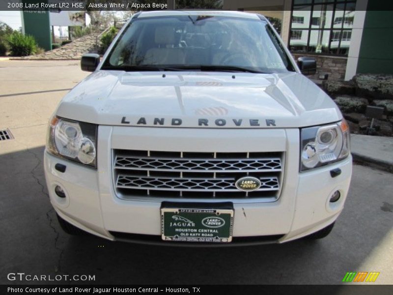 Alaska White / Alpaca Beige 2008 Land Rover LR2 HSE