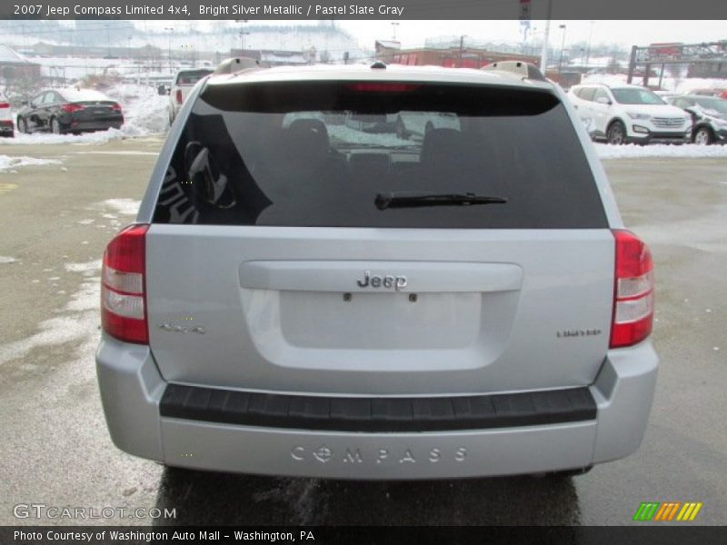 Bright Silver Metallic / Pastel Slate Gray 2007 Jeep Compass Limited 4x4
