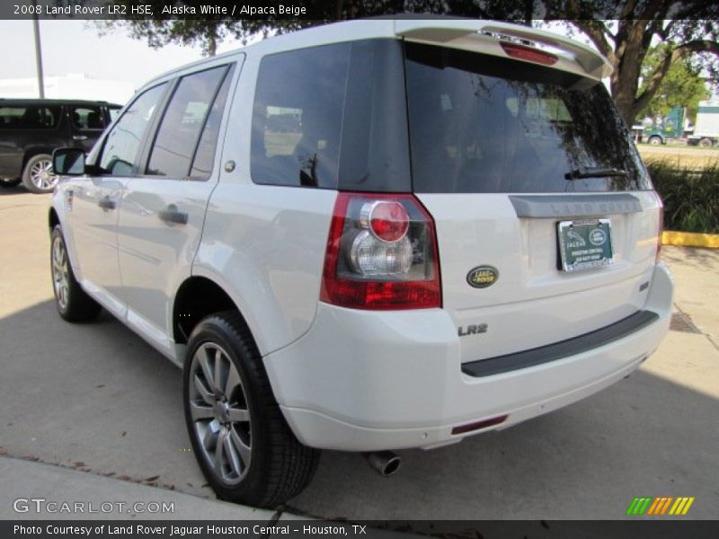 Alaska White / Alpaca Beige 2008 Land Rover LR2 HSE