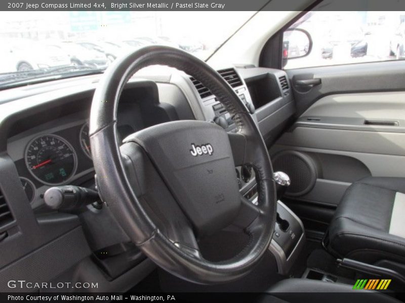 Bright Silver Metallic / Pastel Slate Gray 2007 Jeep Compass Limited 4x4