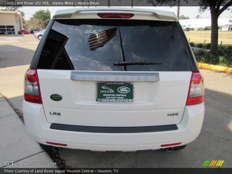Alaska White / Alpaca Beige 2008 Land Rover LR2 HSE