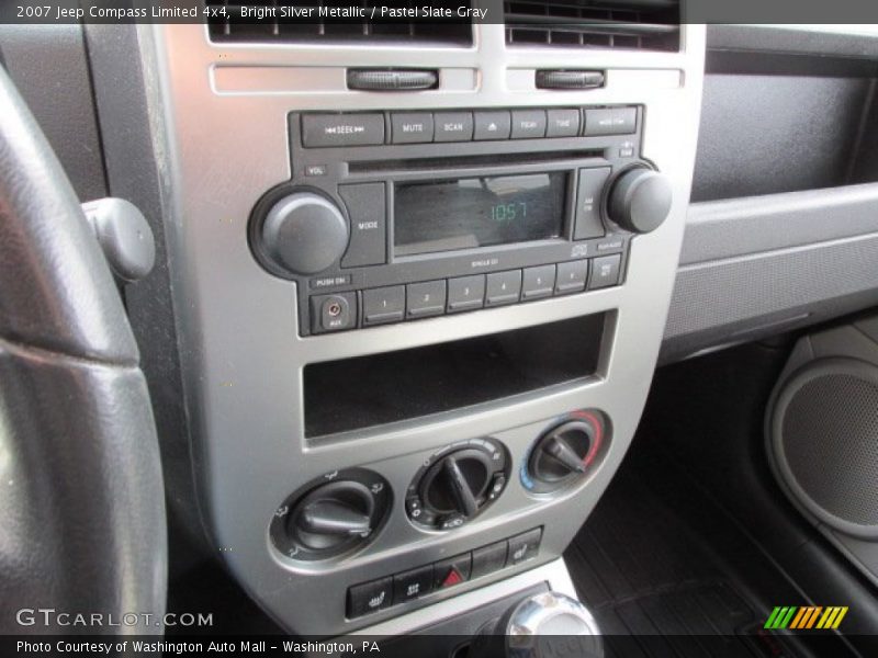 Bright Silver Metallic / Pastel Slate Gray 2007 Jeep Compass Limited 4x4