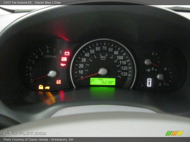 Glacier Blue / Gray 2007 Kia Sedona EX