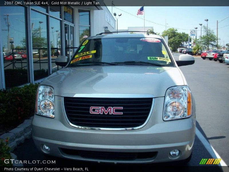 Gold Mist Metallic / Light Tan 2007 GMC Yukon SLE 4x4