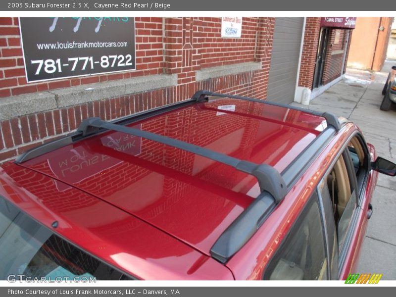 Cayenne Red Pearl / Beige 2005 Subaru Forester 2.5 X