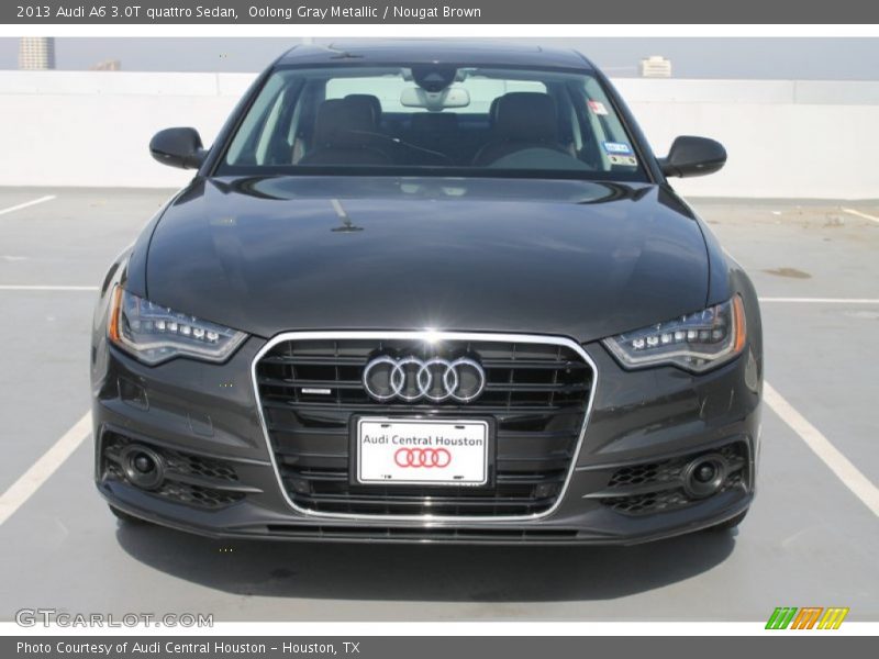 Oolong Gray Metallic / Nougat Brown 2013 Audi A6 3.0T quattro Sedan
