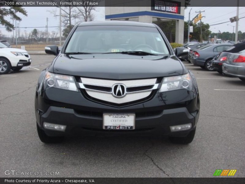 Formal Black / Taupe 2008 Acura MDX Technology