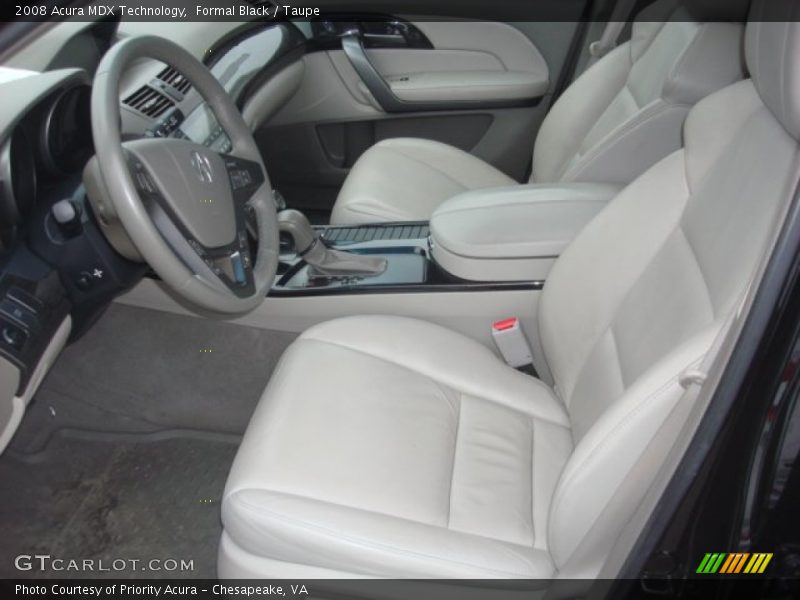 Formal Black / Taupe 2008 Acura MDX Technology