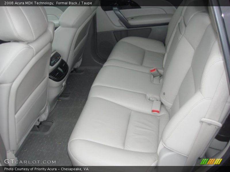 Formal Black / Taupe 2008 Acura MDX Technology