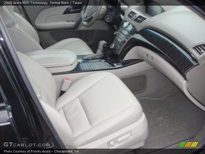 Formal Black / Taupe 2008 Acura MDX Technology