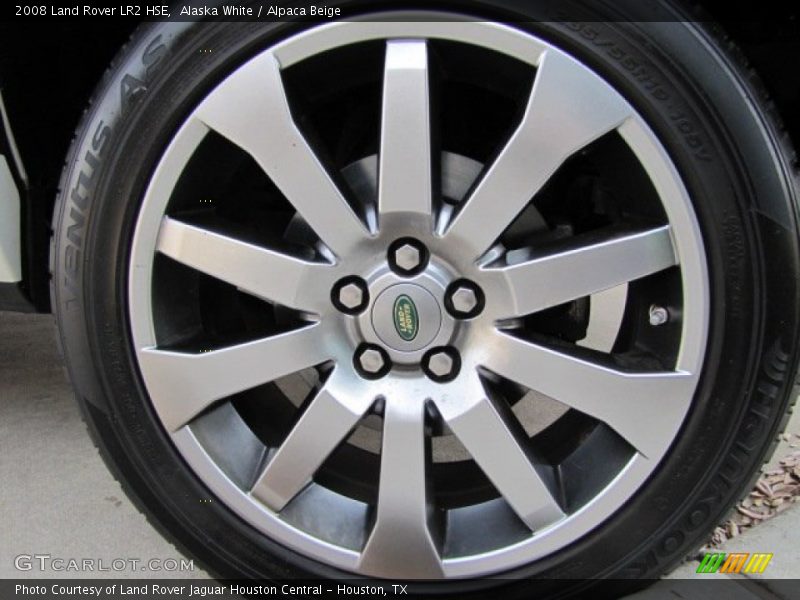 Alaska White / Alpaca Beige 2008 Land Rover LR2 HSE