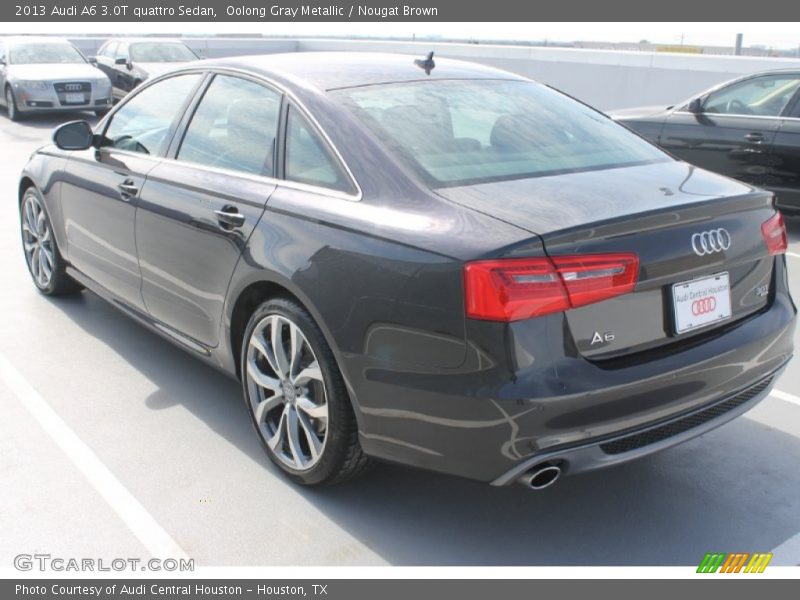 Oolong Gray Metallic / Nougat Brown 2013 Audi A6 3.0T quattro Sedan