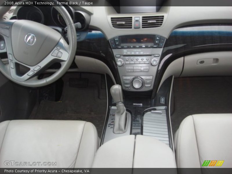Formal Black / Taupe 2008 Acura MDX Technology