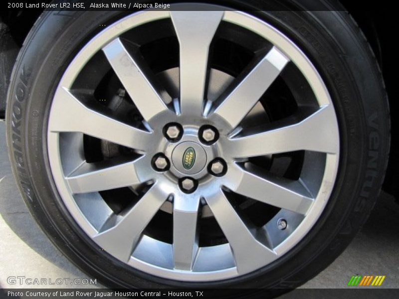 Alaska White / Alpaca Beige 2008 Land Rover LR2 HSE
