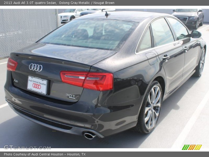 Oolong Gray Metallic / Nougat Brown 2013 Audi A6 3.0T quattro Sedan
