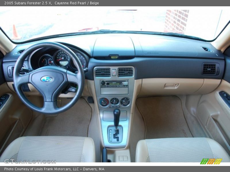 Dashboard of 2005 Forester 2.5 X