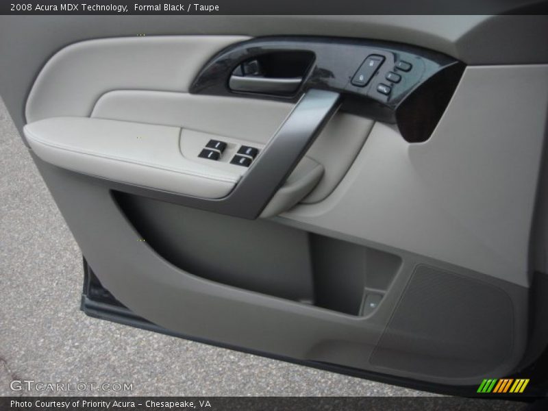 Formal Black / Taupe 2008 Acura MDX Technology