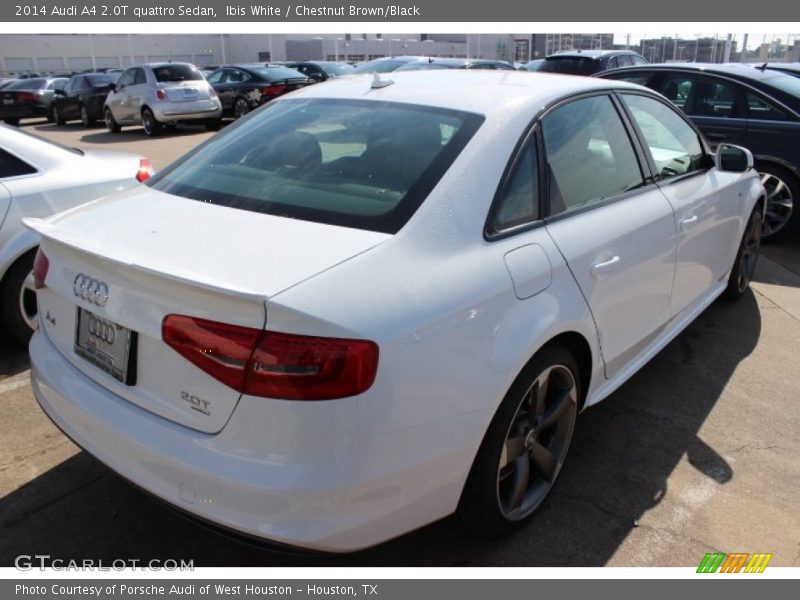 Ibis White / Chestnut Brown/Black 2014 Audi A4 2.0T quattro Sedan