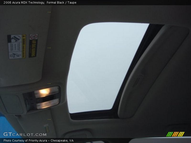Formal Black / Taupe 2008 Acura MDX Technology