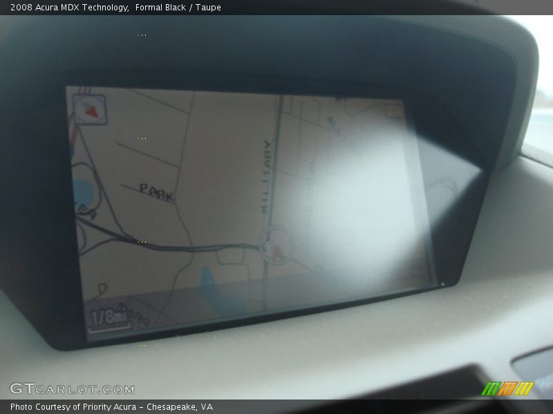 Formal Black / Taupe 2008 Acura MDX Technology