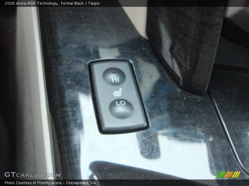 Formal Black / Taupe 2008 Acura MDX Technology