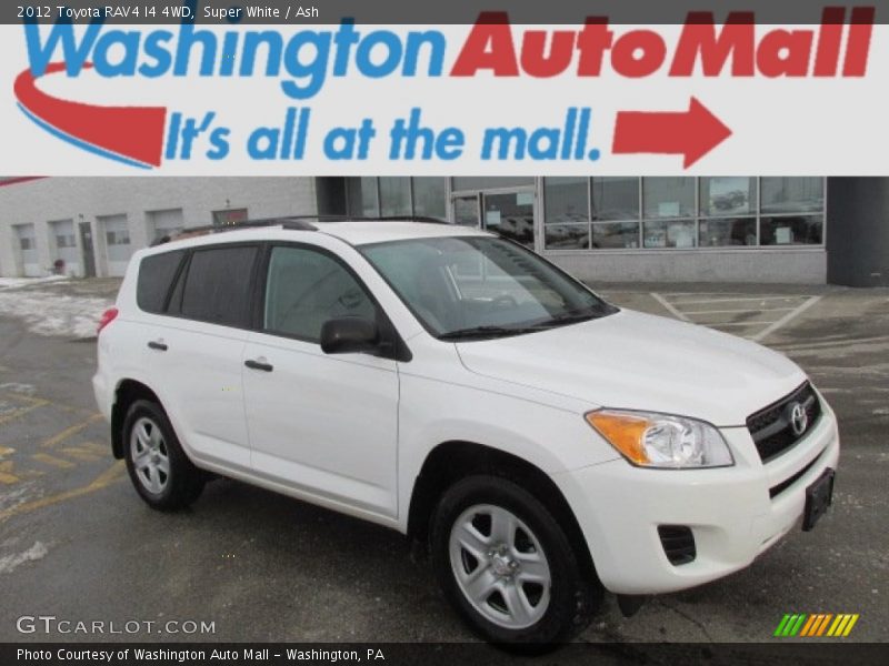 Super White / Ash 2012 Toyota RAV4 I4 4WD