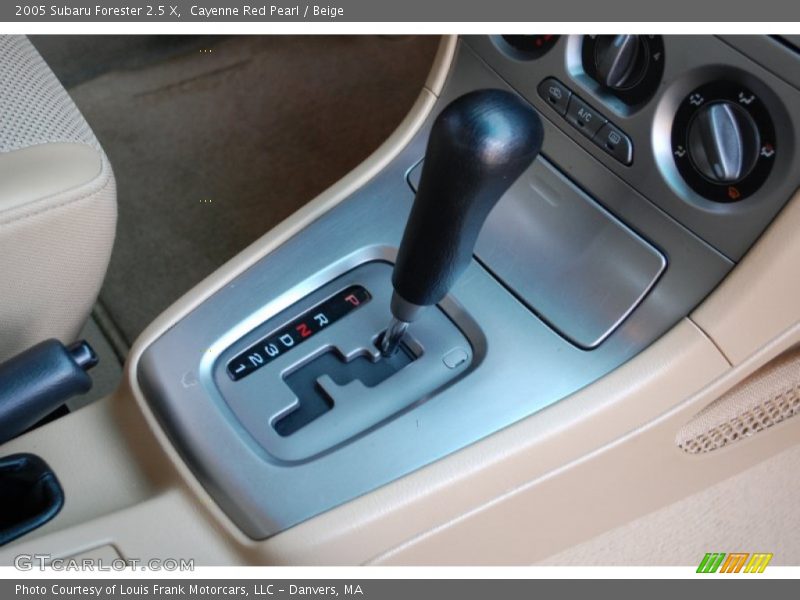 Cayenne Red Pearl / Beige 2005 Subaru Forester 2.5 X