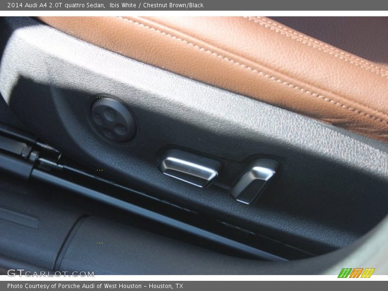 Ibis White / Chestnut Brown/Black 2014 Audi A4 2.0T quattro Sedan