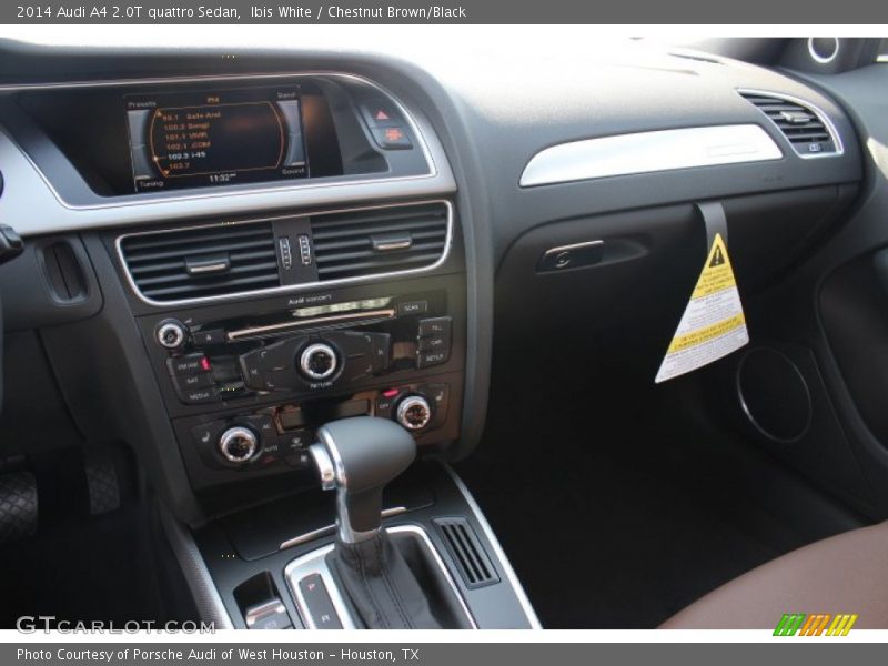 Ibis White / Chestnut Brown/Black 2014 Audi A4 2.0T quattro Sedan