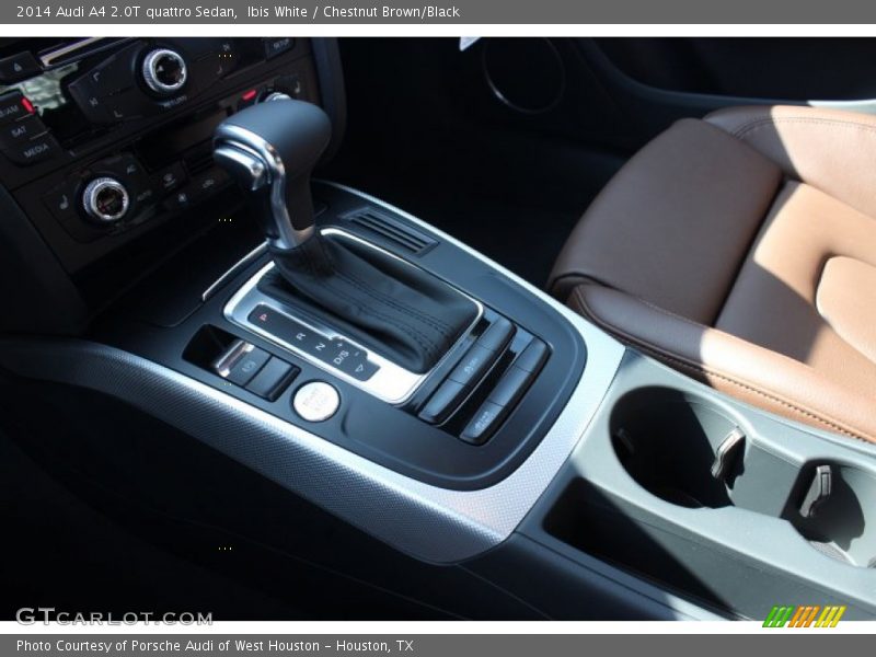 Ibis White / Chestnut Brown/Black 2014 Audi A4 2.0T quattro Sedan