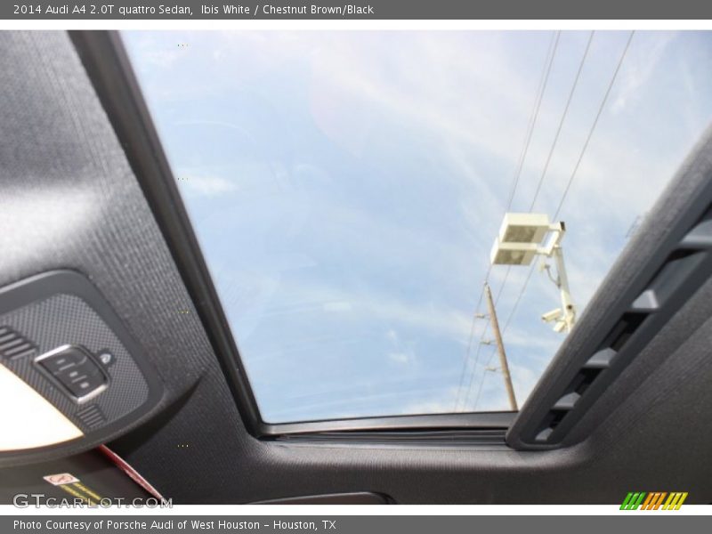 Ibis White / Chestnut Brown/Black 2014 Audi A4 2.0T quattro Sedan