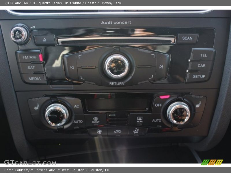 Ibis White / Chestnut Brown/Black 2014 Audi A4 2.0T quattro Sedan