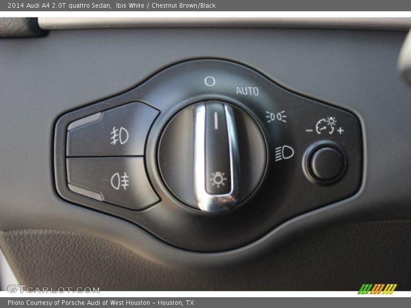 Ibis White / Chestnut Brown/Black 2014 Audi A4 2.0T quattro Sedan