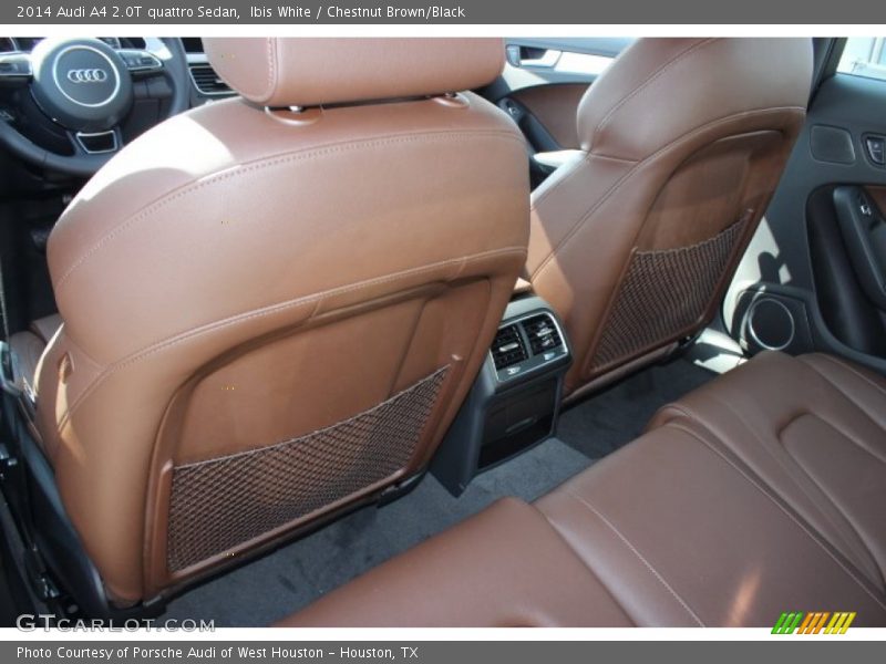 Ibis White / Chestnut Brown/Black 2014 Audi A4 2.0T quattro Sedan