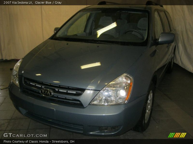 Glacier Blue / Gray 2007 Kia Sedona LX