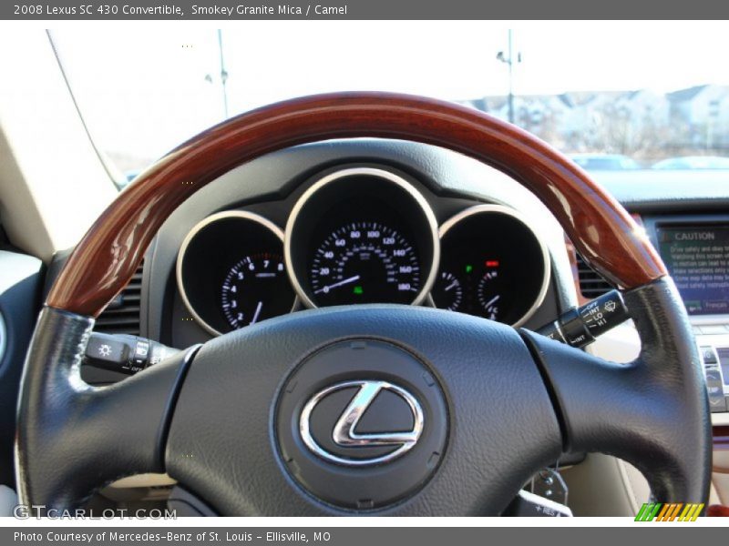 Smokey Granite Mica / Camel 2008 Lexus SC 430 Convertible