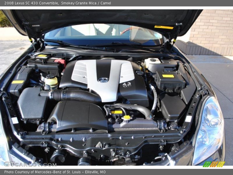 Smokey Granite Mica / Camel 2008 Lexus SC 430 Convertible