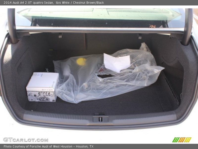 Ibis White / Chestnut Brown/Black 2014 Audi A4 2.0T quattro Sedan