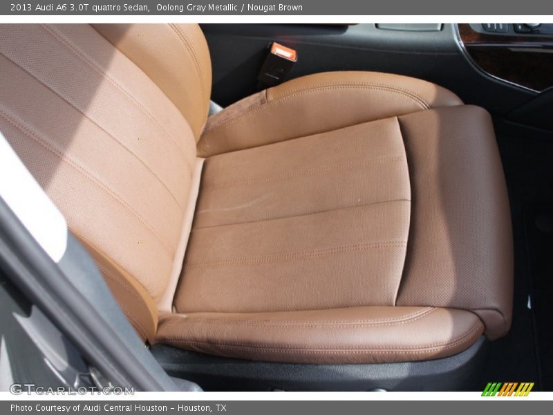 Oolong Gray Metallic / Nougat Brown 2013 Audi A6 3.0T quattro Sedan
