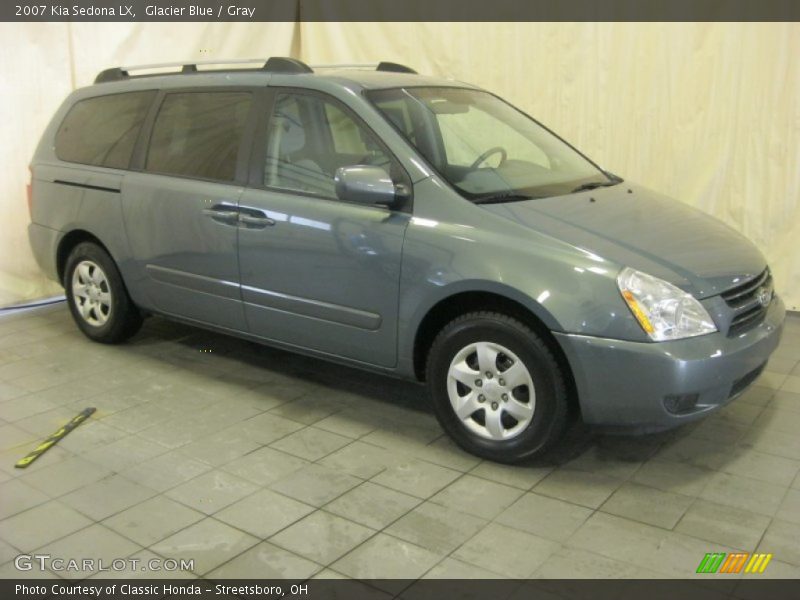 Glacier Blue / Gray 2007 Kia Sedona LX