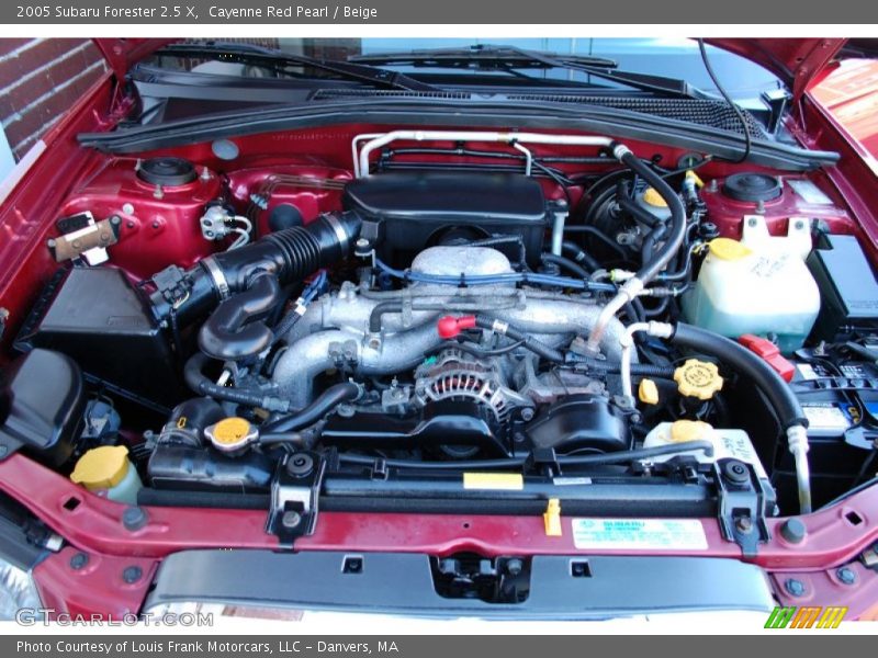  2005 Forester 2.5 X Engine - 2.5 Liter SOHC 16-Valve Flat 4 Cylinder