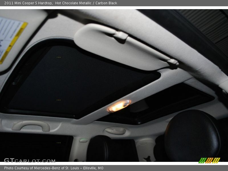 Hot Chocolate Metallic / Carbon Black 2011 Mini Cooper S Hardtop