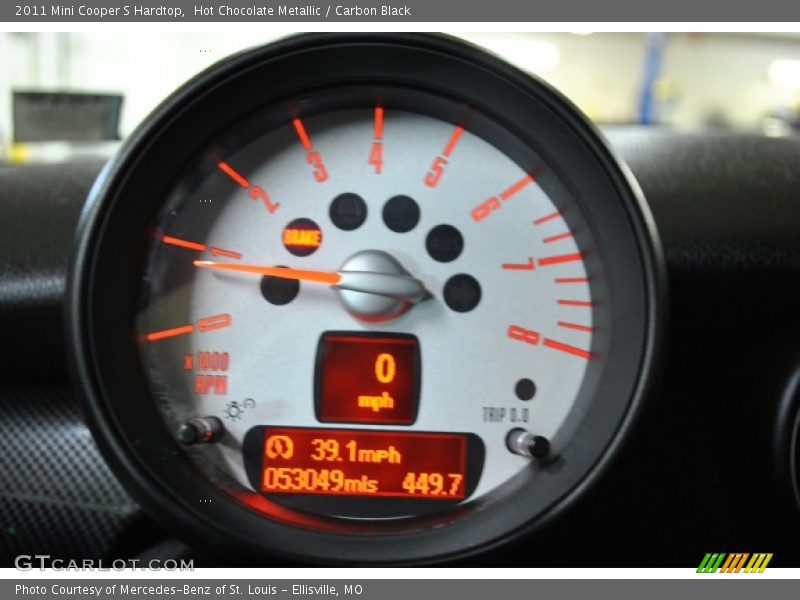 Hot Chocolate Metallic / Carbon Black 2011 Mini Cooper S Hardtop