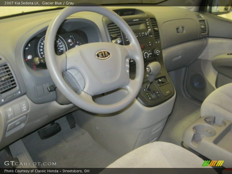 Glacier Blue / Gray 2007 Kia Sedona LX