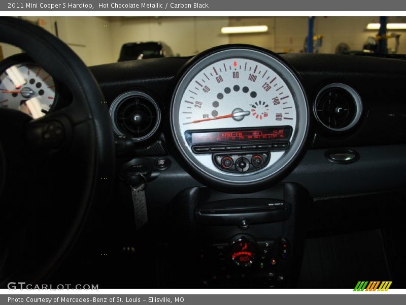 Hot Chocolate Metallic / Carbon Black 2011 Mini Cooper S Hardtop